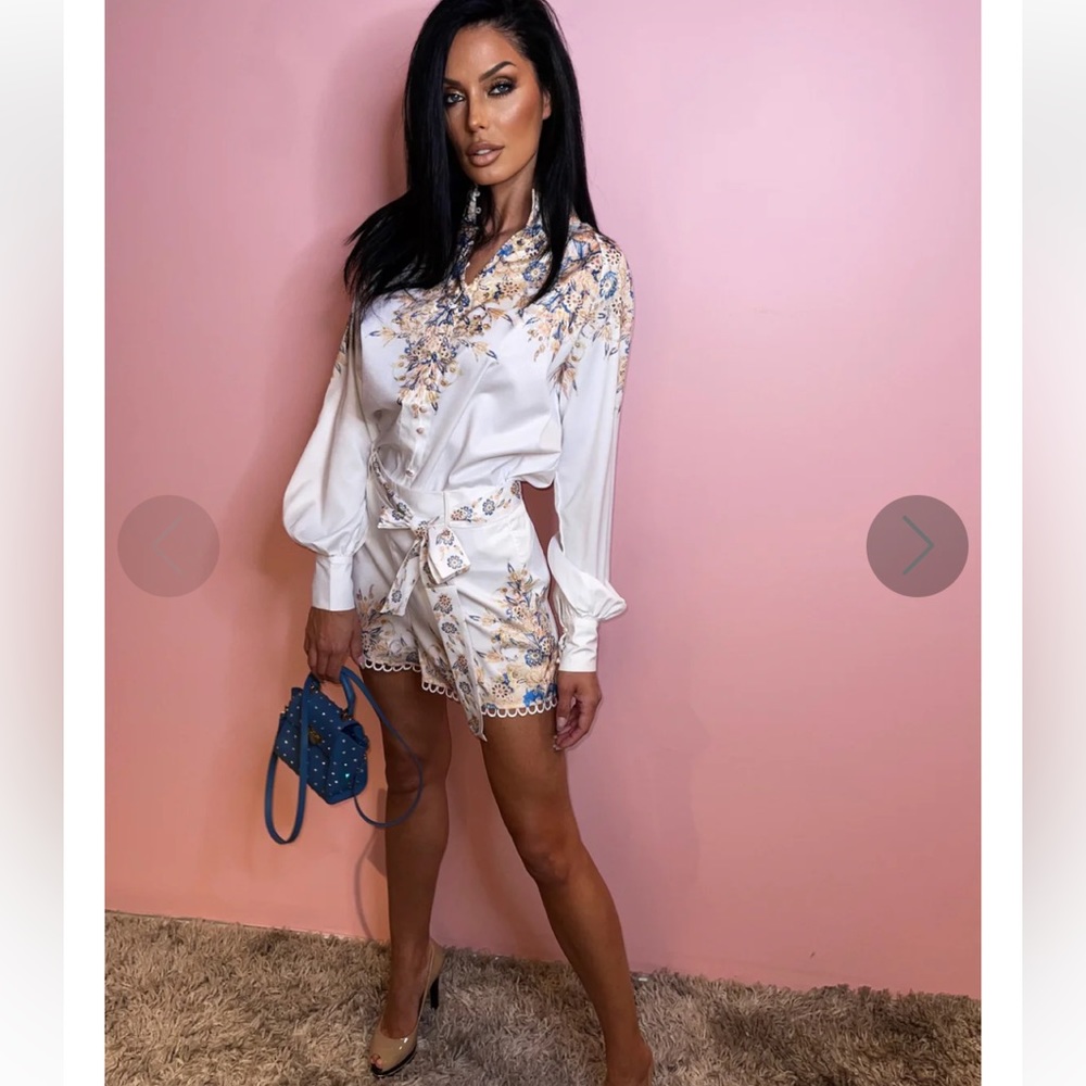 Dear Monica Blouse & Short Set